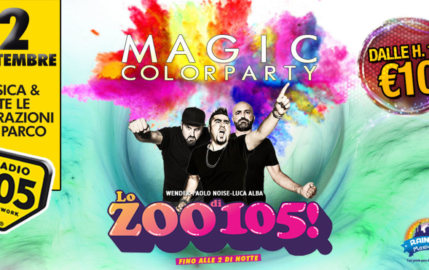 MAGIC COLOR PARTY E ZOO DI 105 a Rainbow MagicLand