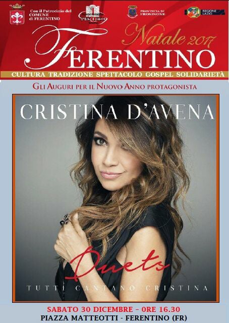 Cristina d'Avena a Ferentino