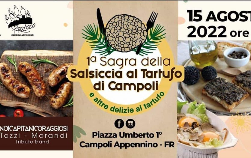 Sagra della salsiccia al tartufo – Campoli Appennino (Fr)